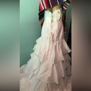 Wedding dress new with tag size 8